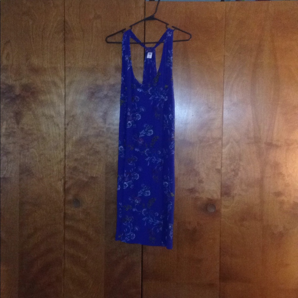Blue floral sundress